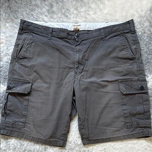 Gray Cargo Shorts